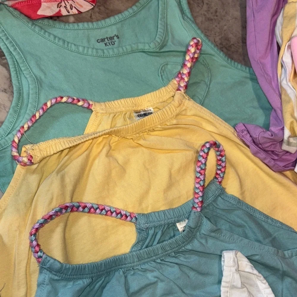 Kids Bundle Lot Matching Sets  multi color vacay summer resellers lot  7/8